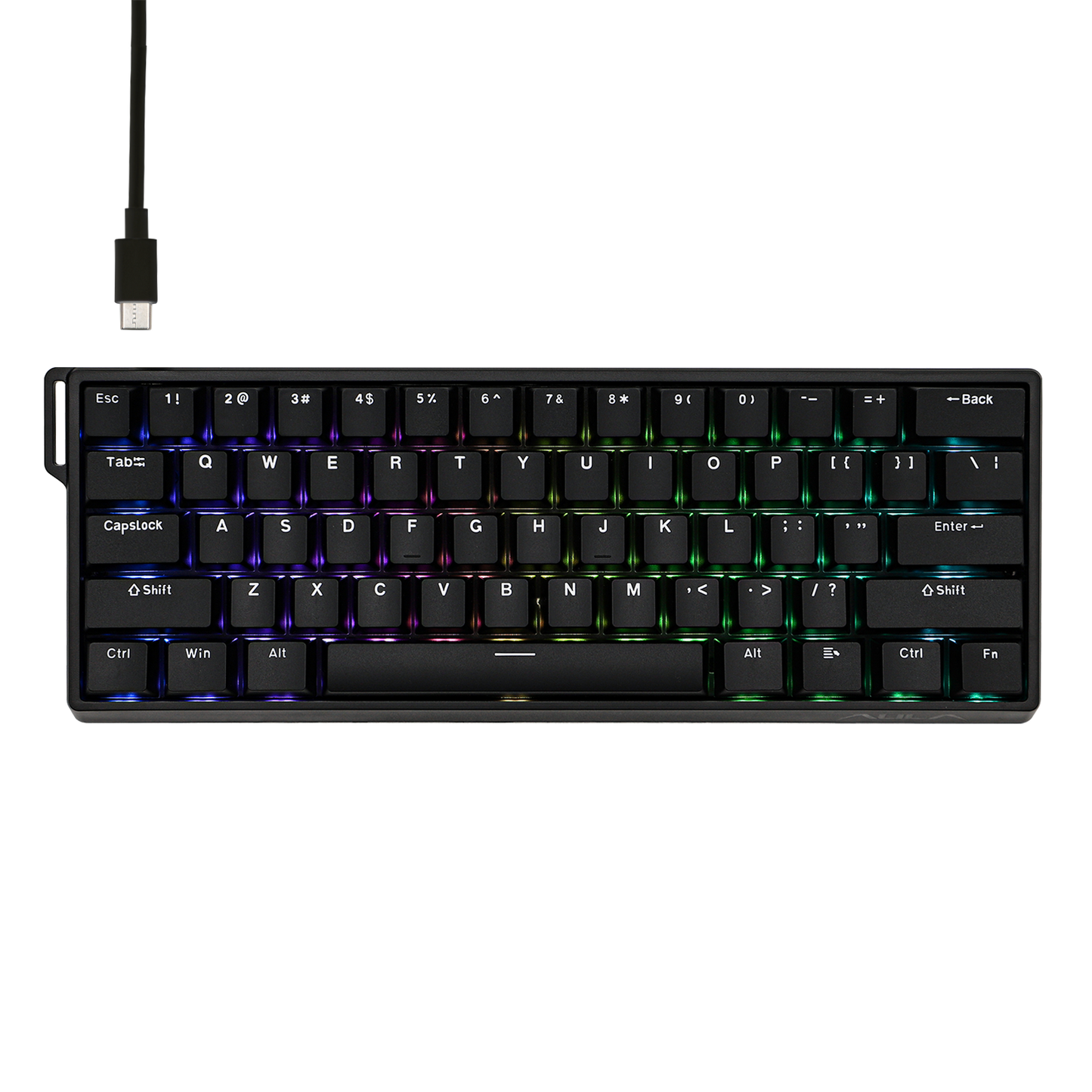 Black gaming keyboard