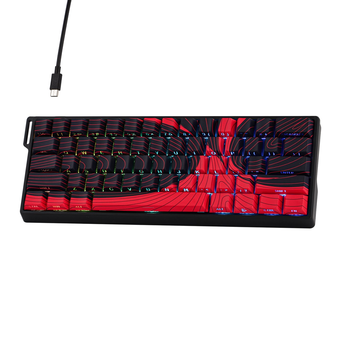 Black gaming keyboard