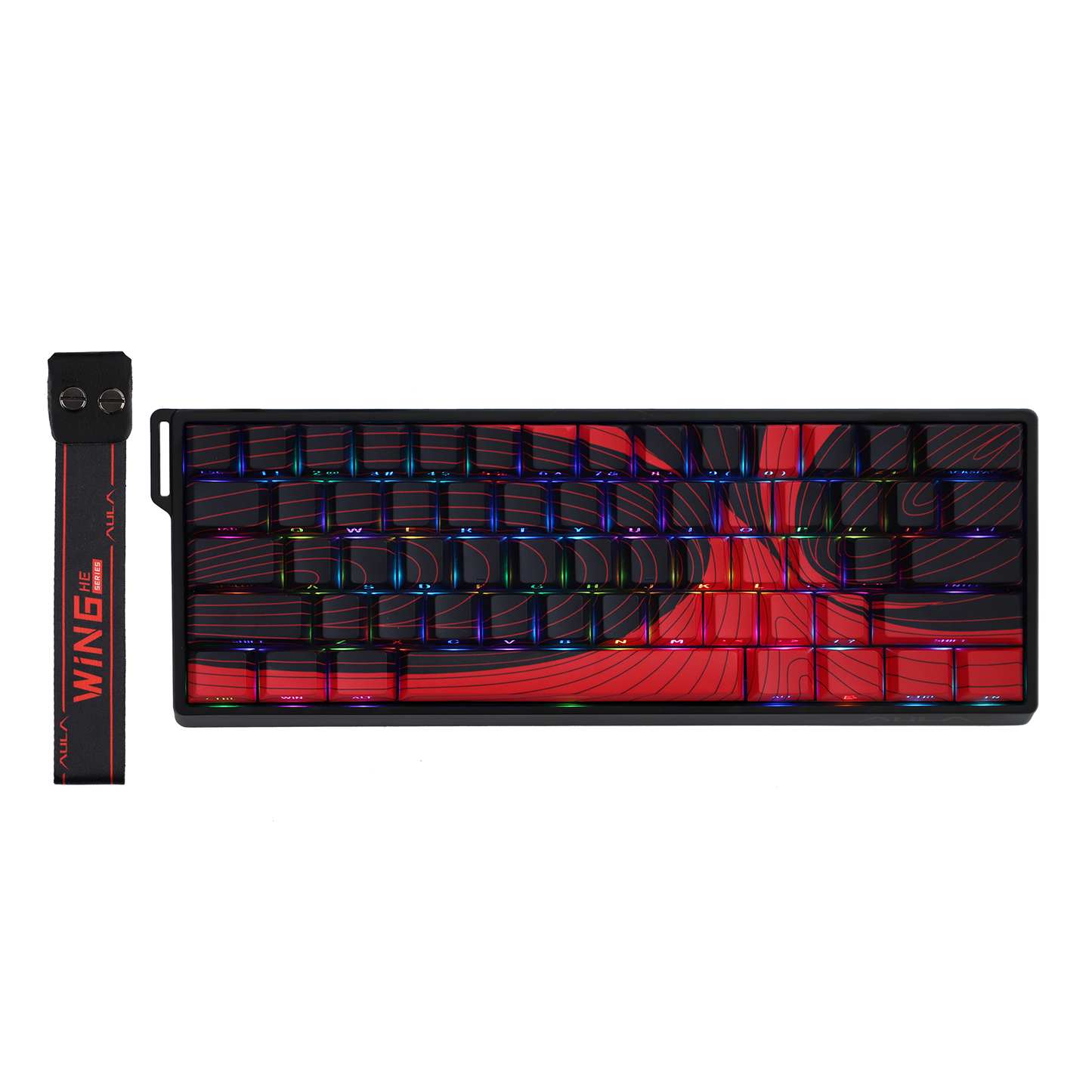 Black gaming keyboard