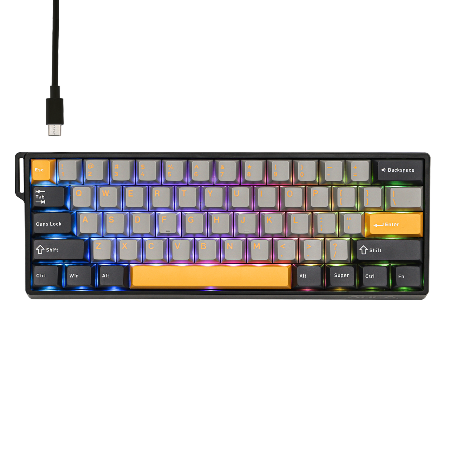 Black gaming keyboard