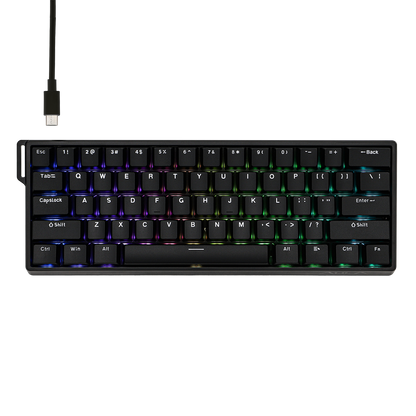 Black gaming keyboard