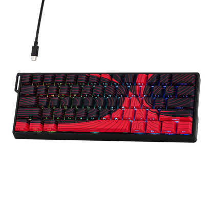 Black gaming keyboard