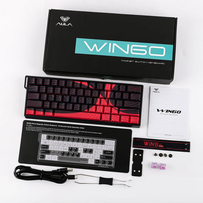 Black gaming keyboard