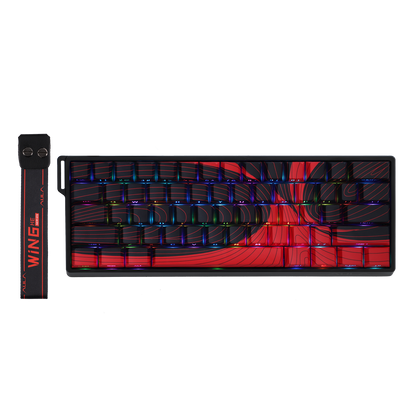 Black gaming keyboard